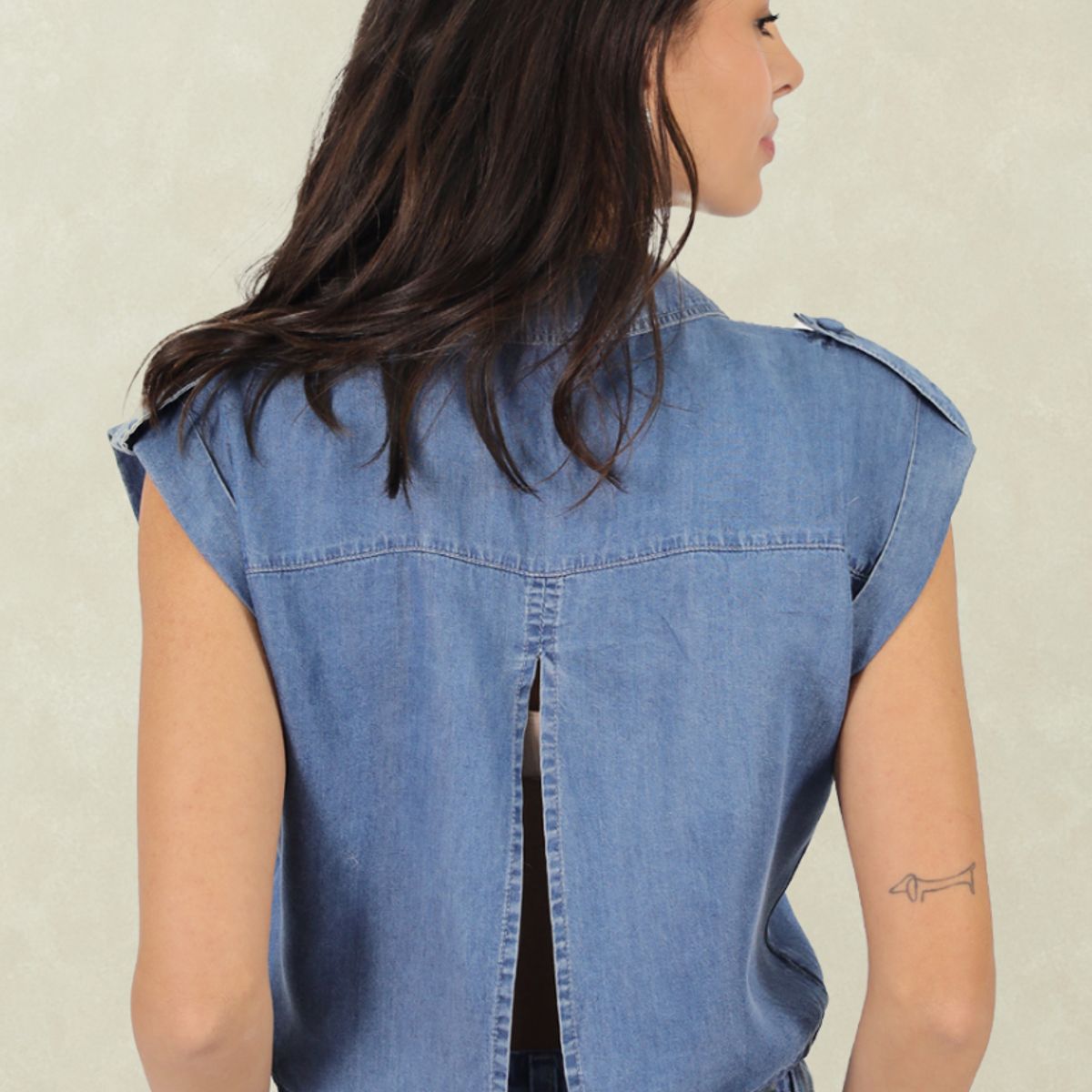 TENTATION - Blusa SM AP Espalda Tencel Tentation