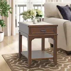 MSA MUEBLES SANTA ANA - Mesa Lateral Velador Pequeño Arlington XL