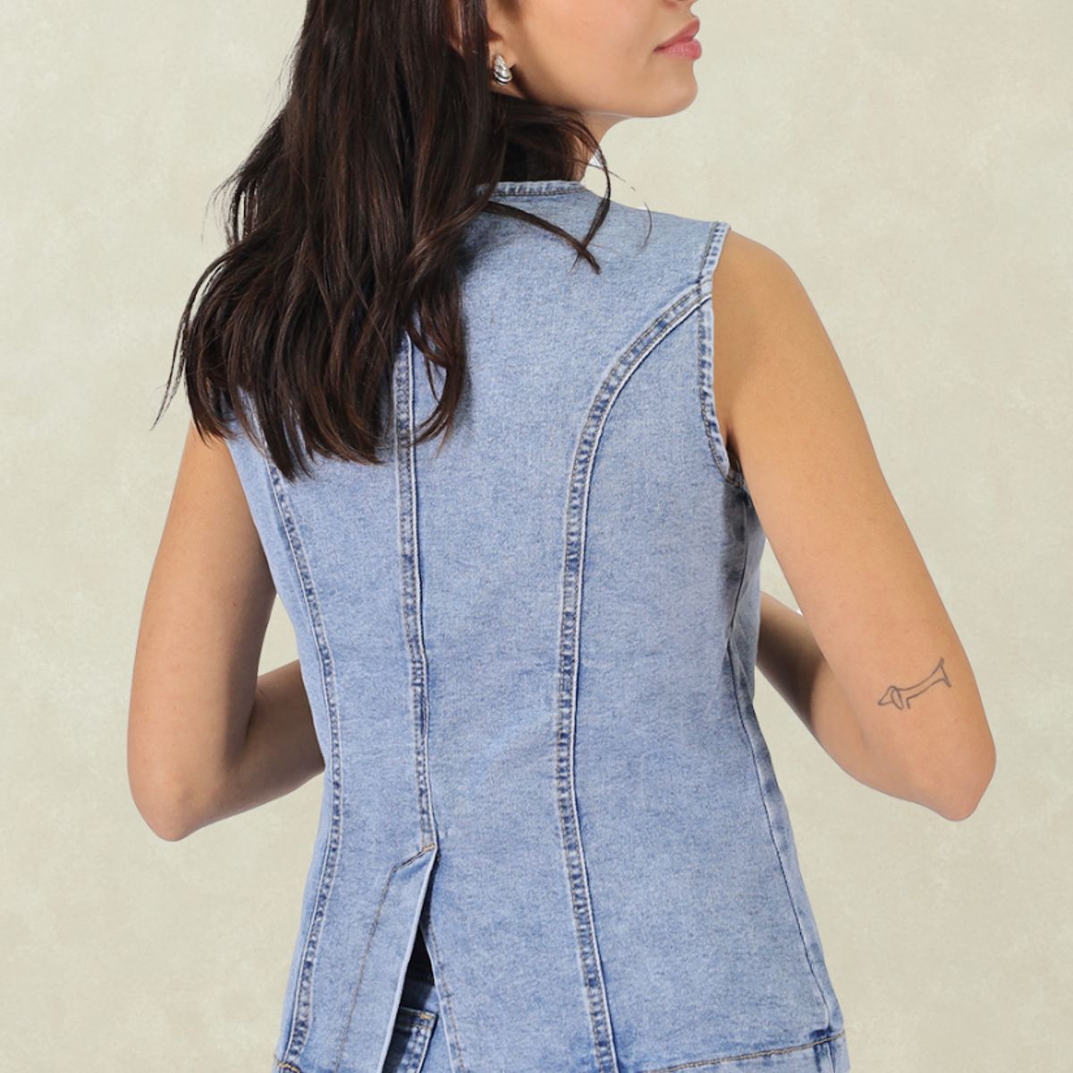 TENTATION - Gilet Ligth Blue Tentation