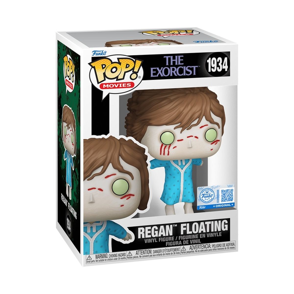 FUNKO - Funko Pop El Exorcista – Regan Flotando 1934 + Protector