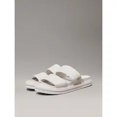 CALVIN KLEIN - Sandalias de Lona Flat Molded Beige