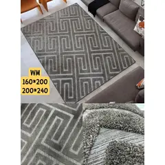 GENERICO - ALFOMBRA JACQUARD DE ALGODON 160X200CM