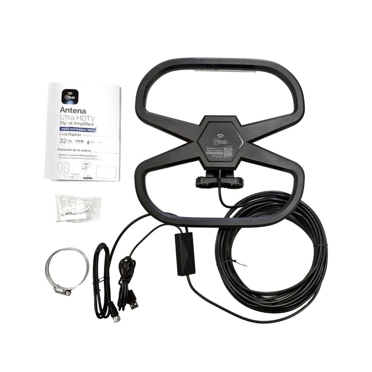 MLAB - Antena Ultra HDTV Digital Amplified - 9562 Nexstore