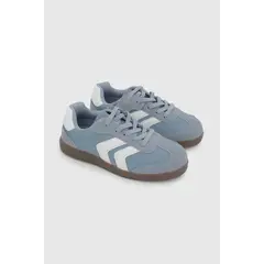 COLLOKY - Zapatilla de Niña Denim con Cordón-Velcro