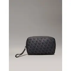 CALVIN KLEIN - Neceser Matte AOP Negro