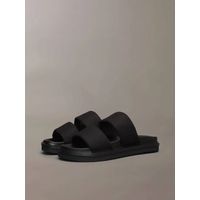 Sandalias de Lona Flat Molded Negro