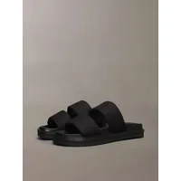 Sandalias de Lona Flat Molded Negro