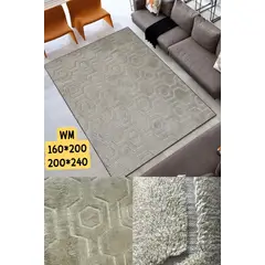 GENERICO - ALFOMBRA JACQUARD DE ALGODON 160X200CM