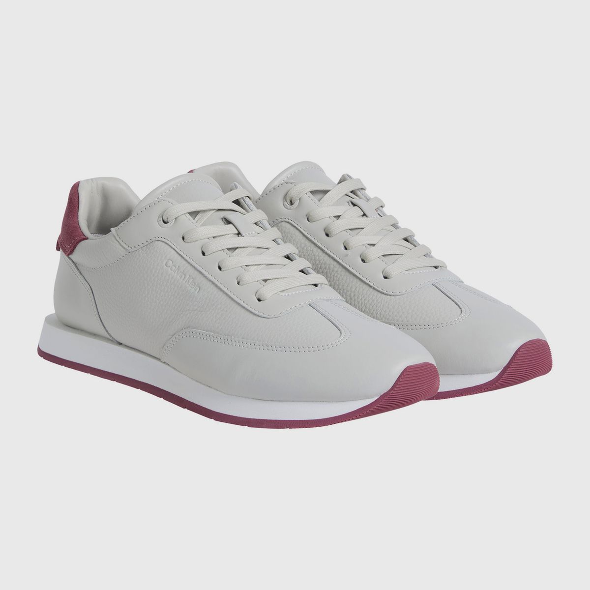 CALVIN KLEIN - Zapatillas Low Top Lace Up Gris Calvin Klein