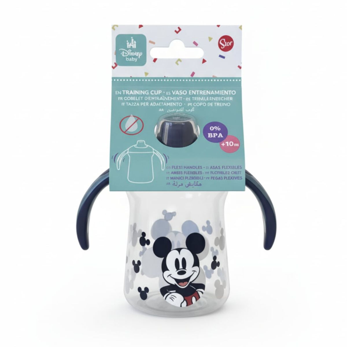 DISNEY - Vaso Antiderrame Flexialas 380ml DISNEY 10 M+ Mickey