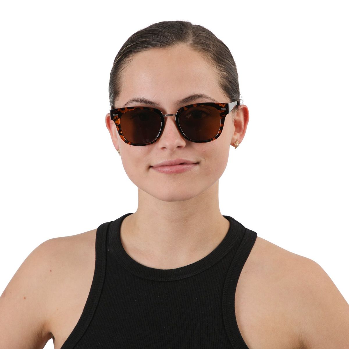 I D - Anteojos de sol Julia Turtle Wayfarer ID