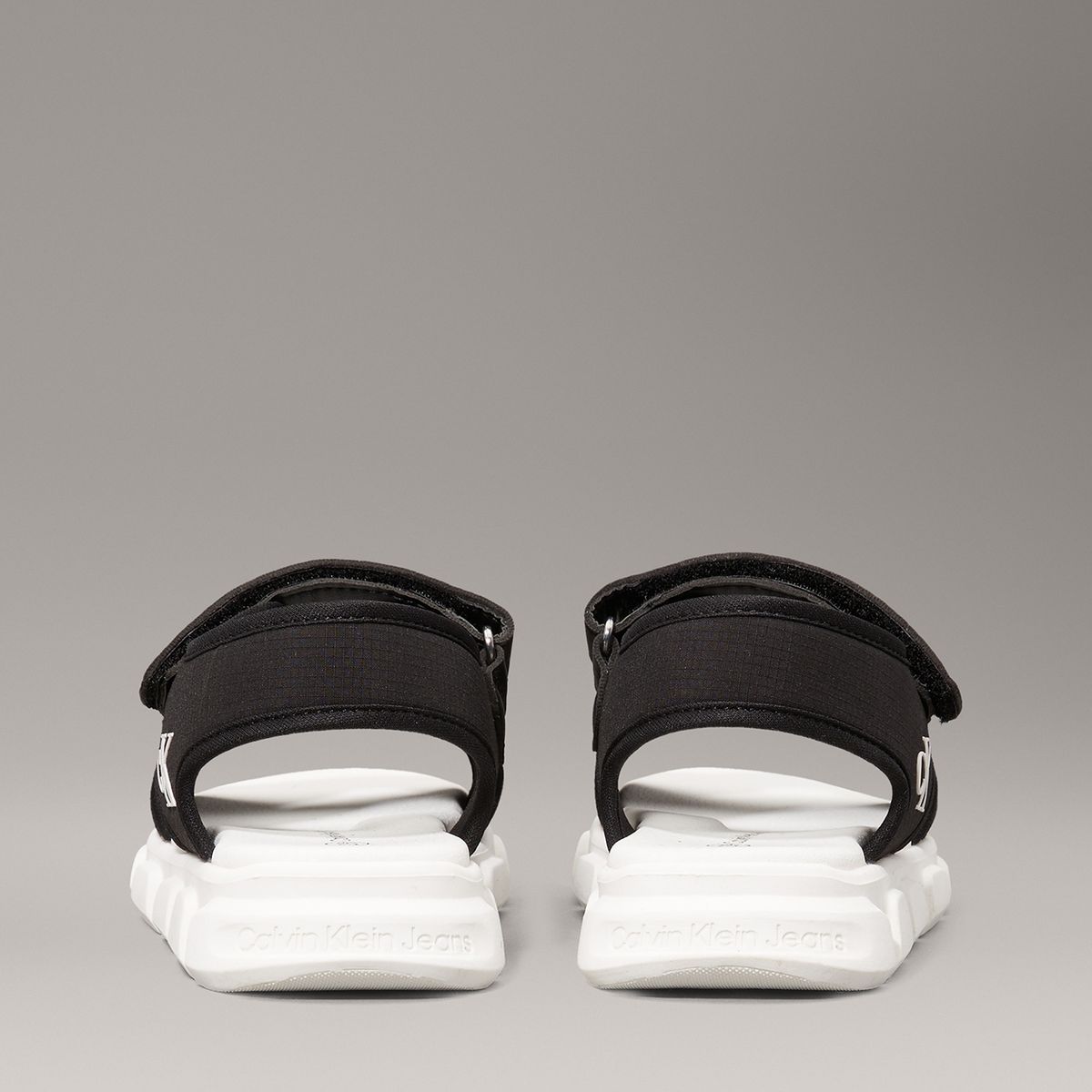 CALVIN KLEIN - Sandalias Niño con Doble Velcro Negro Calvin Klein