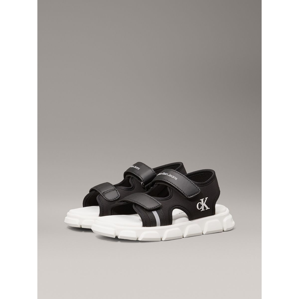 CALVIN KLEIN - Sandalias Niño con Doble Velcro Negro Calvin Klein