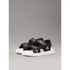 CALVIN KLEIN - Sandalias Niño con Doble Velcro Negro