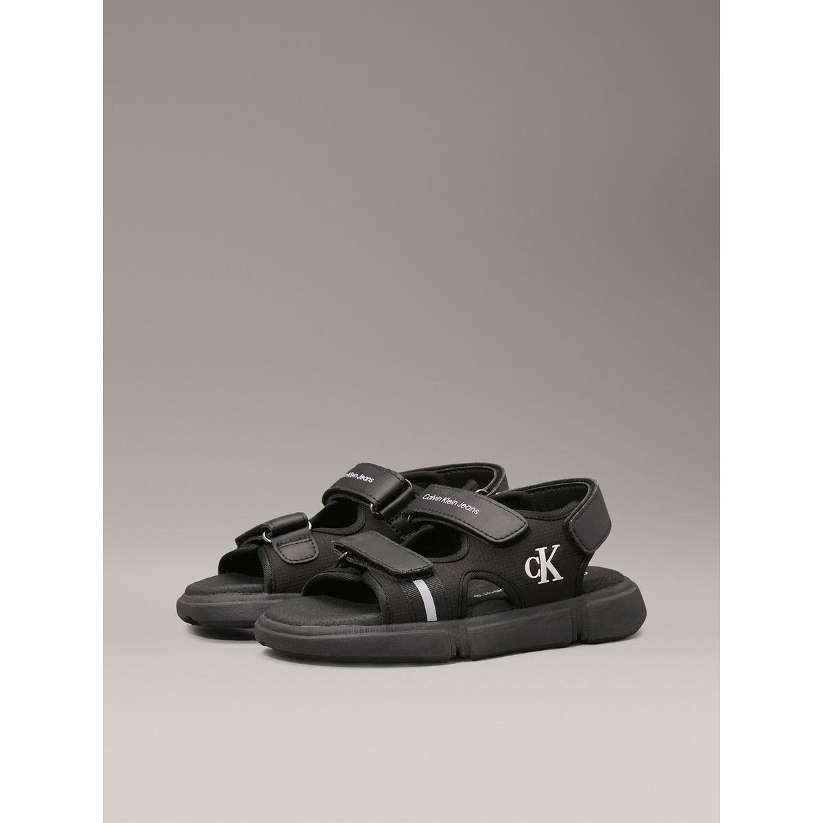 CALVIN KLEIN - Sandalias Niño con Velcro Negro Calvin Klein