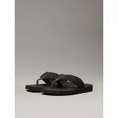 CALVIN KLEIN - Sandalias de Lona con Logo Negro