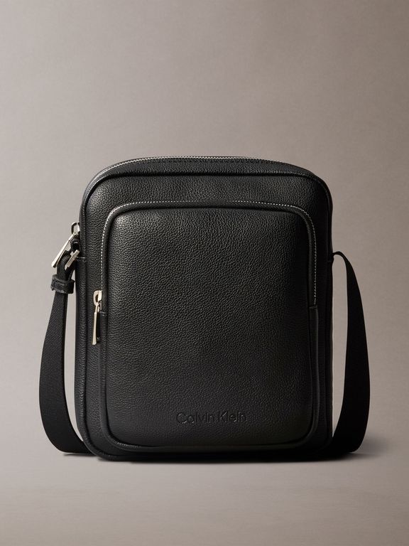 Bolso Bandolera Micro Pebble Negro Negro TALLA UNICA