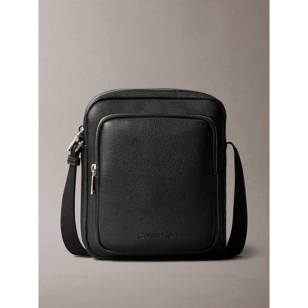 CALVIN KLEIN - Bolso Bandolera Micro Pebble Negro Calvin Klein