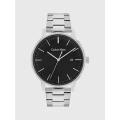 CALVIN KLEIN - Reloj con Brazalete de Eslabones Plateado