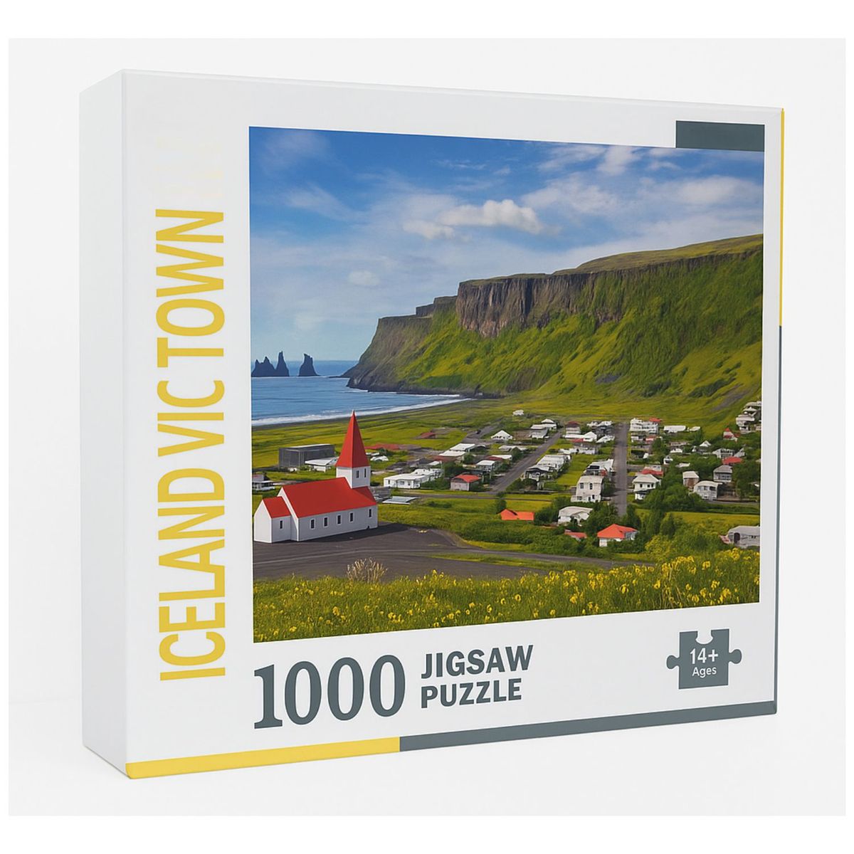 GENERICO - 3 Rompecabezas 1000 Piezas 70x50cm Mar Egeo Kremlin Islandia