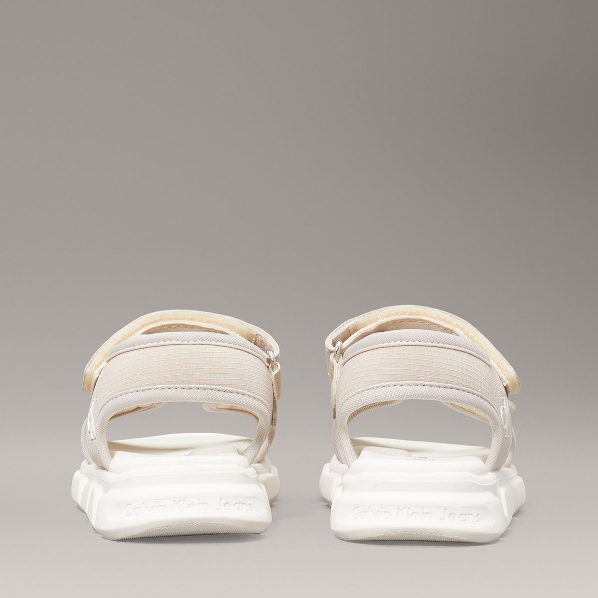CALVIN KLEIN - Sandalias Niño con Velcro Beige Calvin Klein