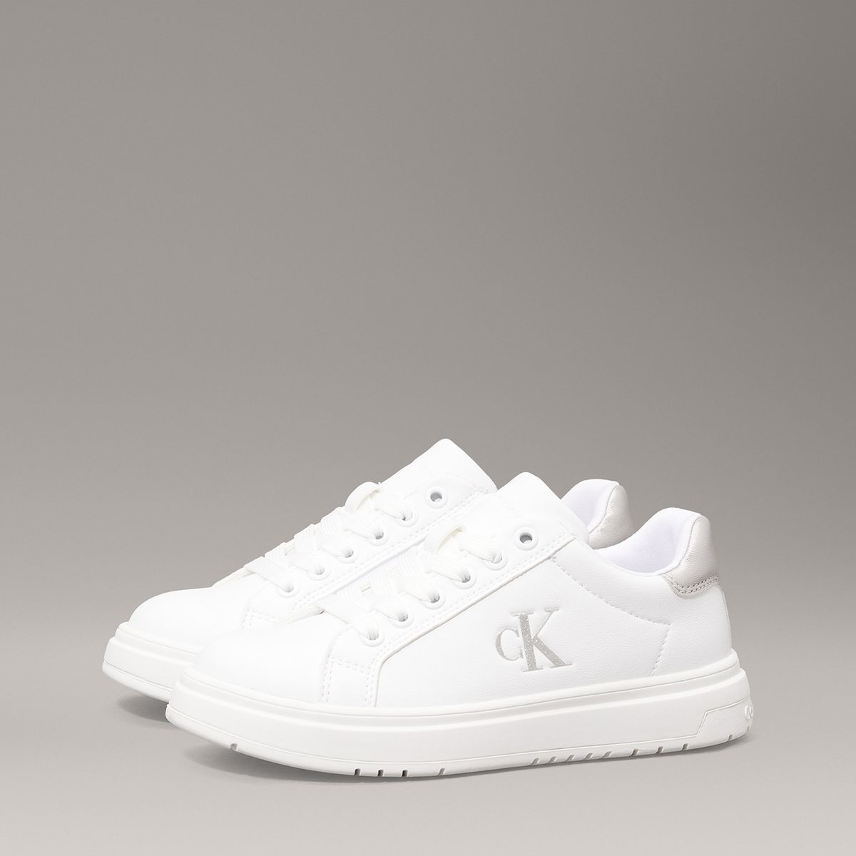 CALVIN KLEIN - Zapatillas Niña Low Cut Lace-Up Blanco Calvin Klein