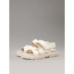 CALVIN KLEIN - Sandalias Niña con Correas Cruzadas Beige