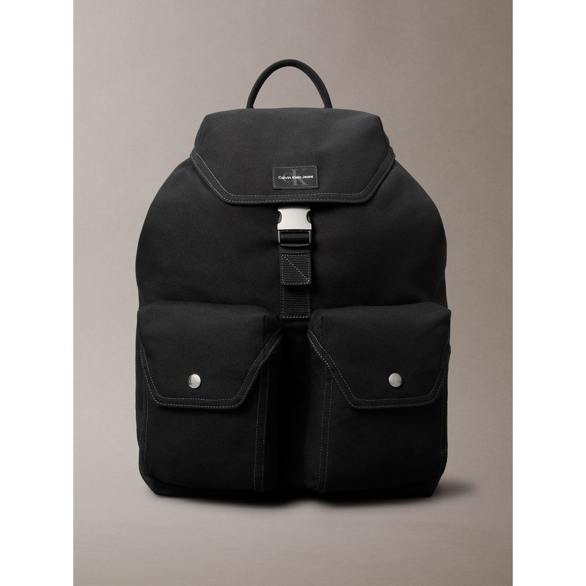 CALVIN KLEIN - Mochila Workwear Flap Negro Calvin Klein