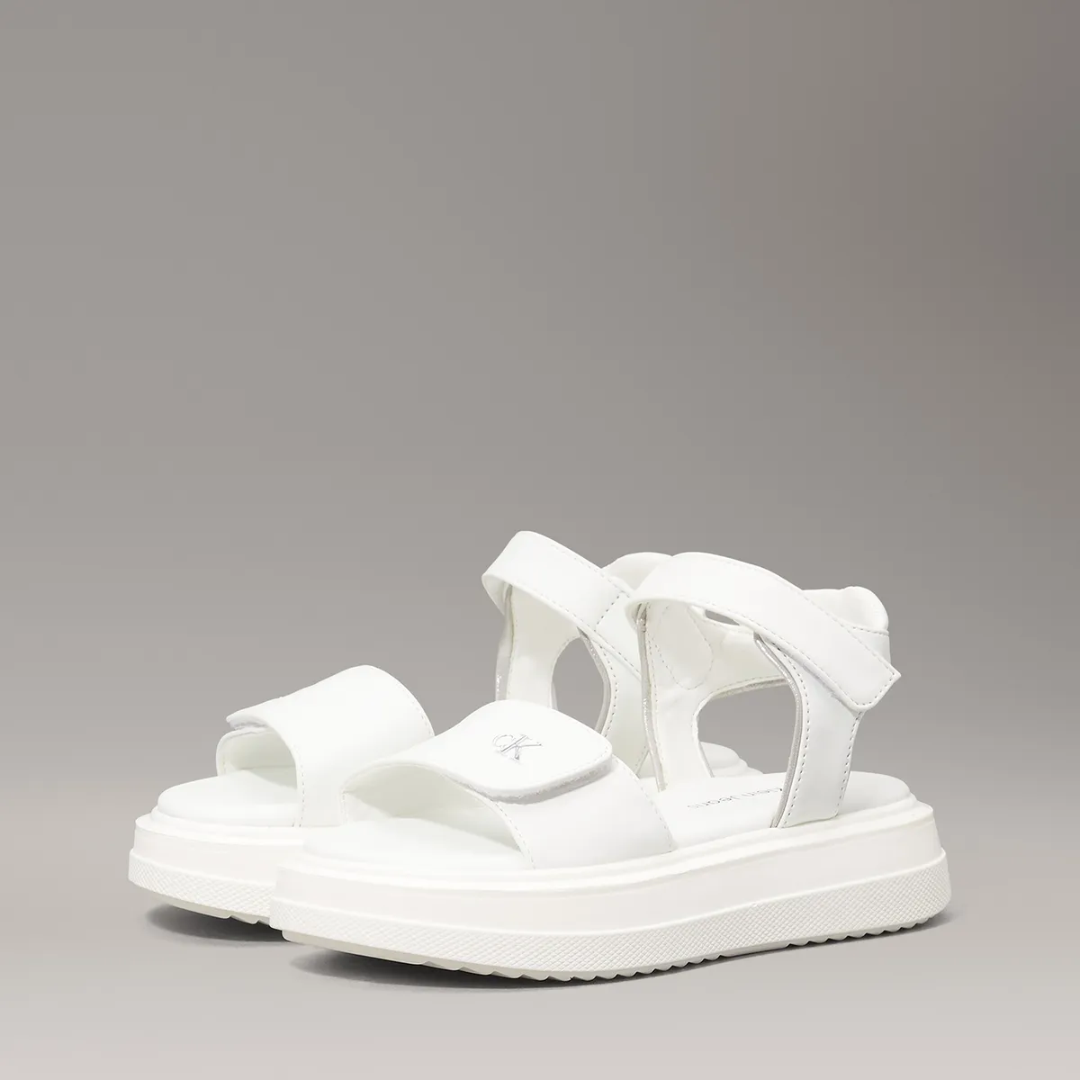 CALVIN KLEIN - Sandalias Niña con Velcro Blanco Calvin Klein