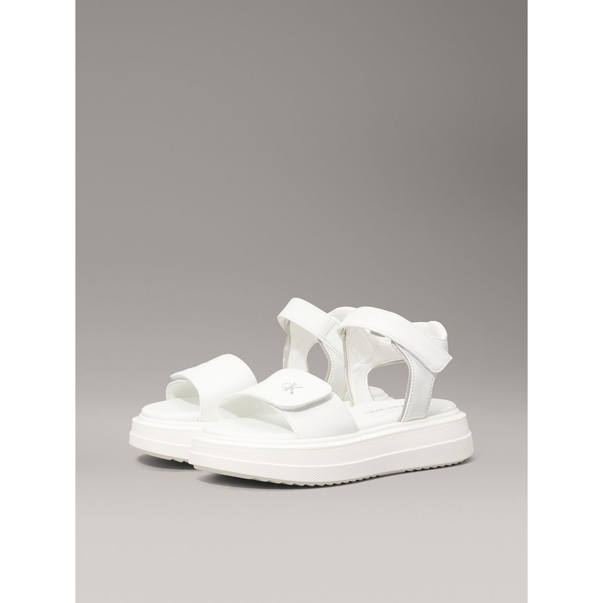 CALVIN KLEIN - Sandalias Niña con Velcro Blanco Calvin Klein