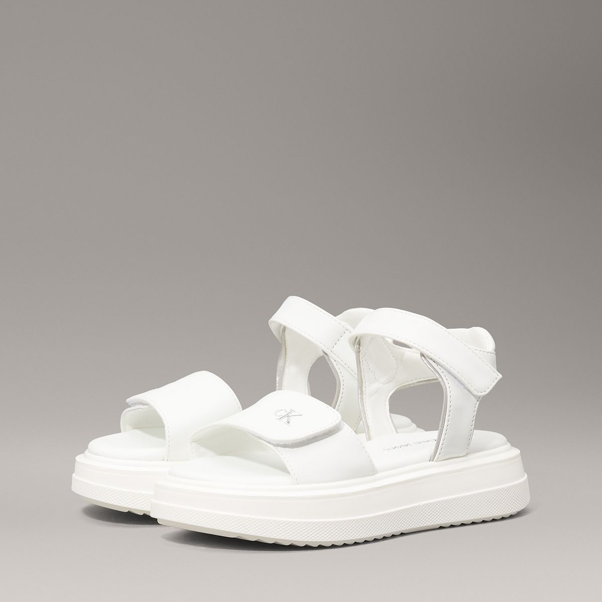 CALVIN KLEIN - Sandalias Niña con Velcro Blanco Calvin Klein