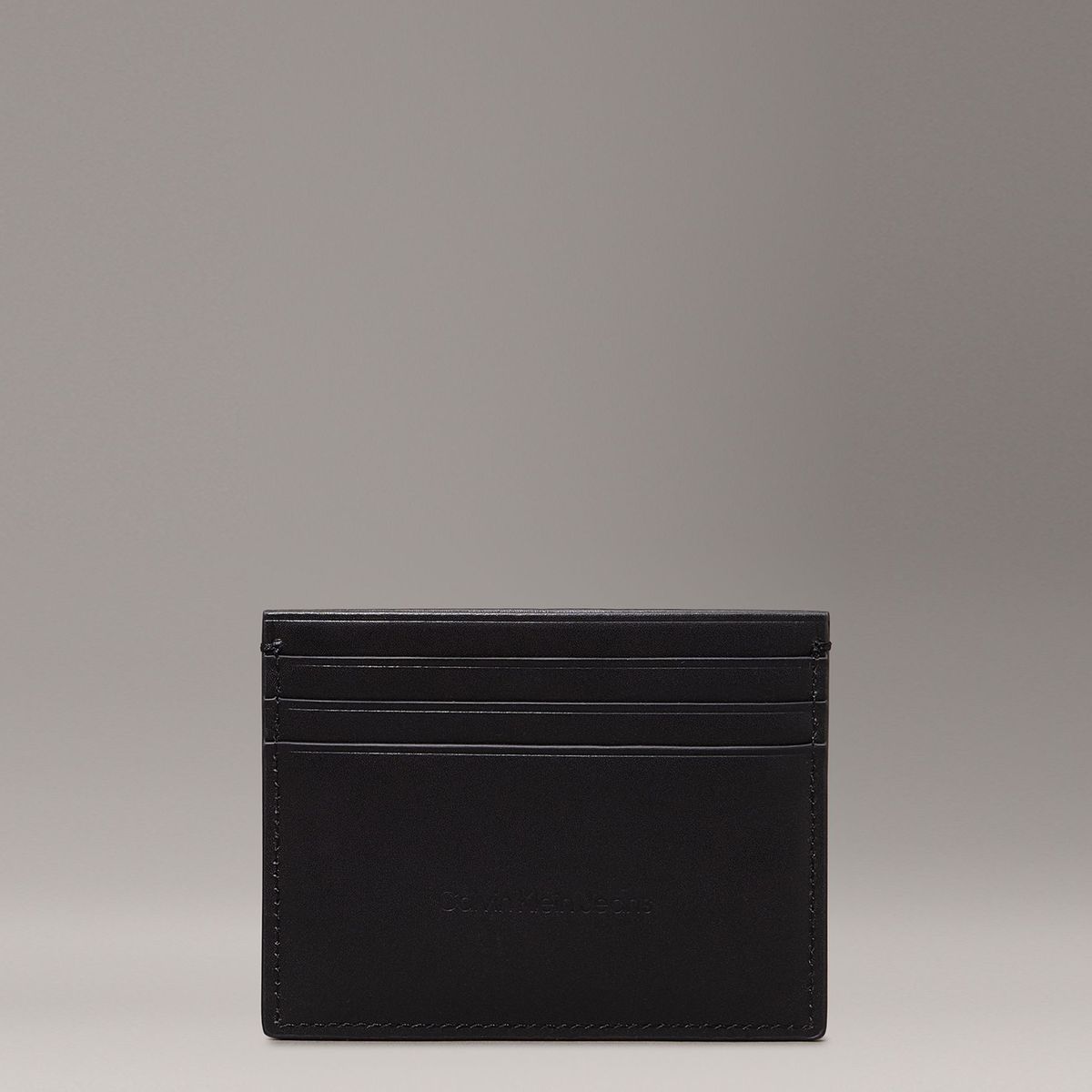 CALVIN KLEIN - Tarjetero con Monograma Negro Calvin Klein