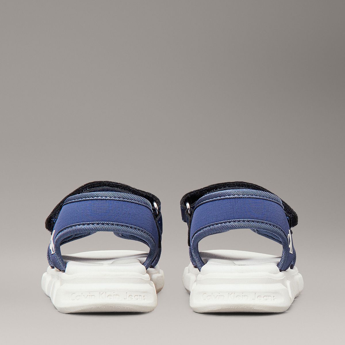 CALVIN KLEIN - Sandalias Niño con Doble Velcro Azul Calvin Klein