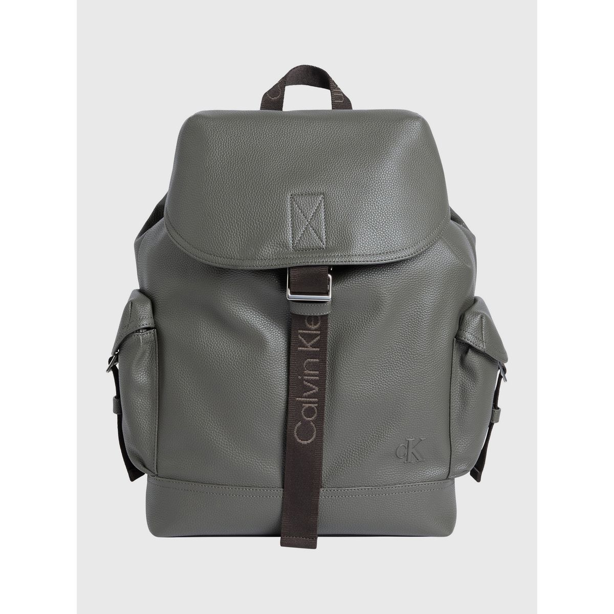 CALVIN KLEIN - Mochila Cargo Flap Gris Calvin Klein