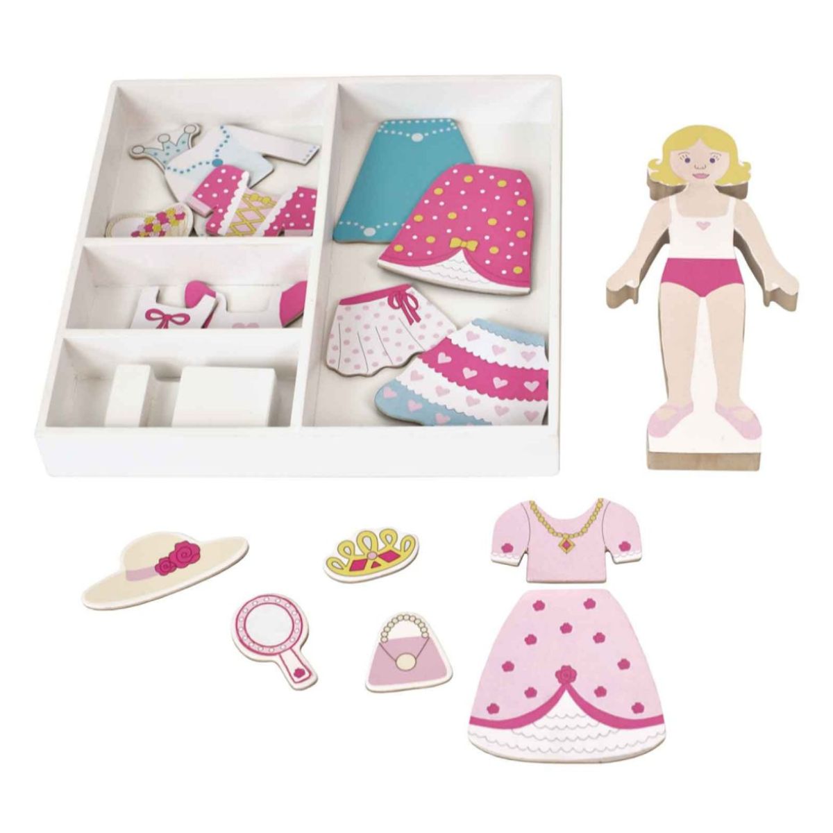 OEM - TABLERO DE MUNECA DE MADERA CON ACCESORIO MONTESSORI
