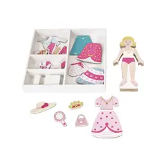 OEM - TABLERO DE MUNECA DE MADERA CON ACCESORIO MONTESSORI