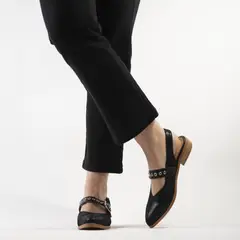 BURANO - Zapato Puntilla Amelia Black Glitter