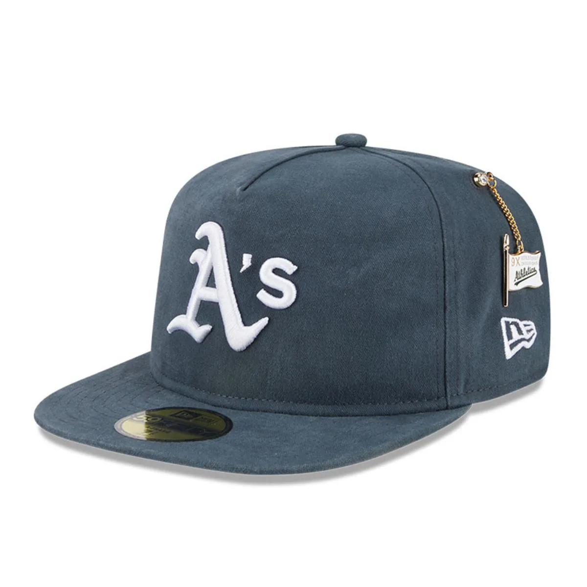 NEW ERA - Gorra 59Fifty Oakland Athletics Championshio Side Flag Blue