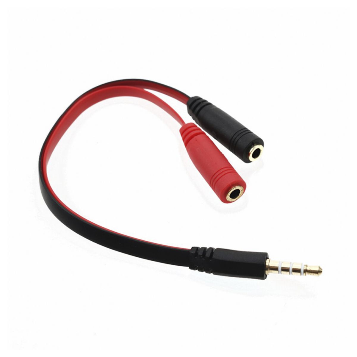 GENERICO - Cable divisor de audio y micrófono  entrada plug 35mm