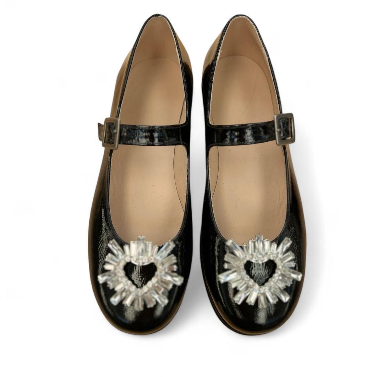 VANESSA GIL - BALLERINA DE CUERO NEGRA