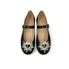 VANESSA GIL - BALLERINA DE CUERO NEGRA