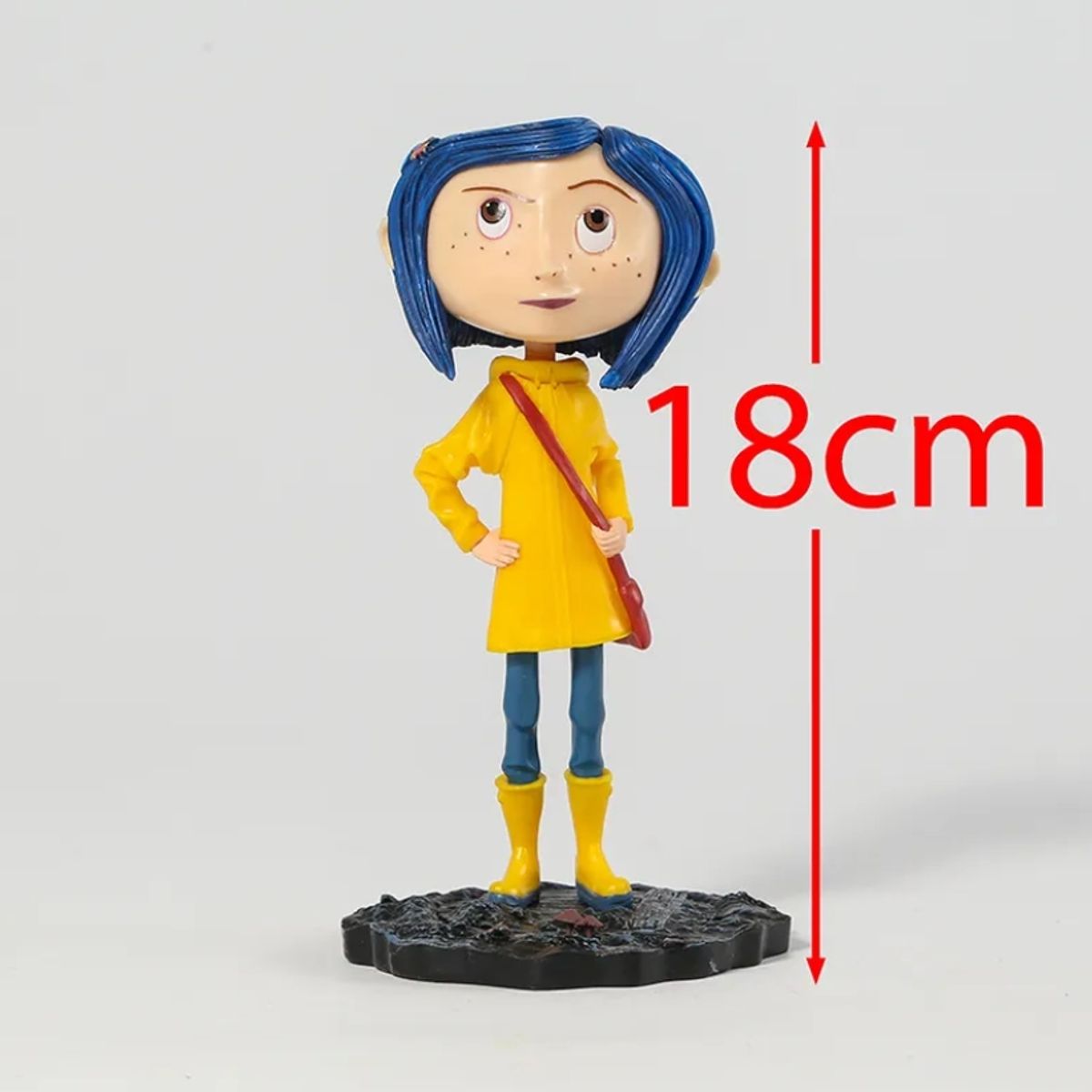 GENERICO - Figura Coraline Bobble Head 18 Cm Con Caja