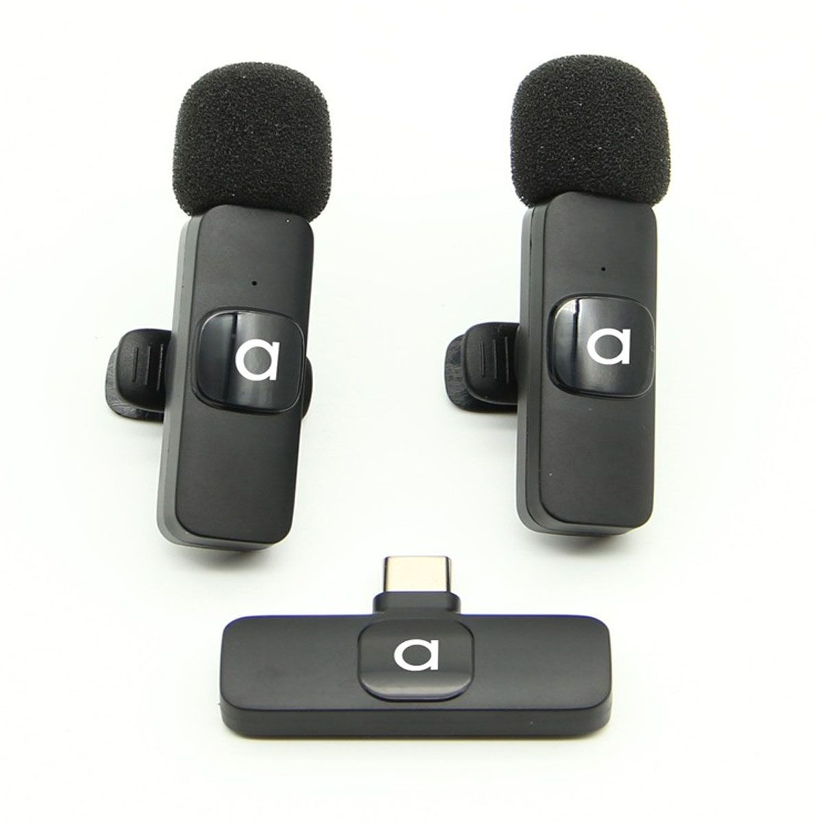 AUDIOLAB - KIT MICROFONOS INALAMBRICOS BLUETOOTH USB-C DE SOLAPA