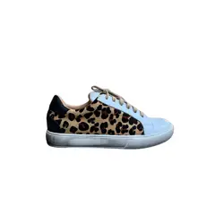 VANESSA GIL - ZAPATILLA DE CUERO PRINT