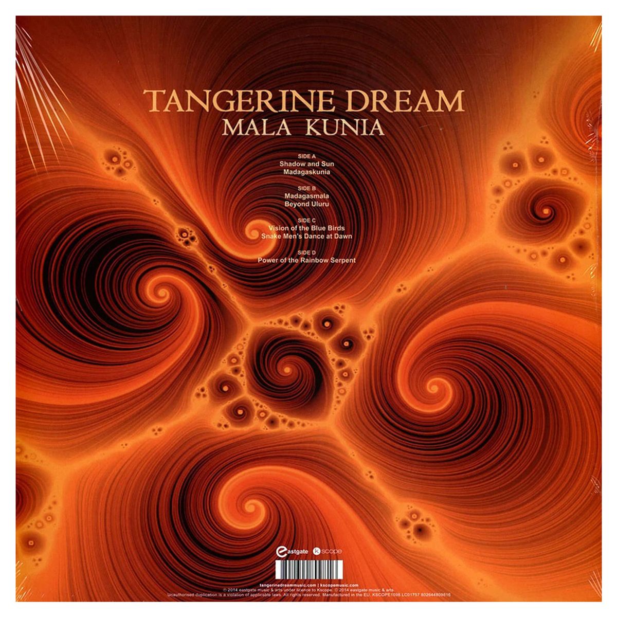 GENERICO - Tangerine Dream - Mala Kunia - Vinilo Doble