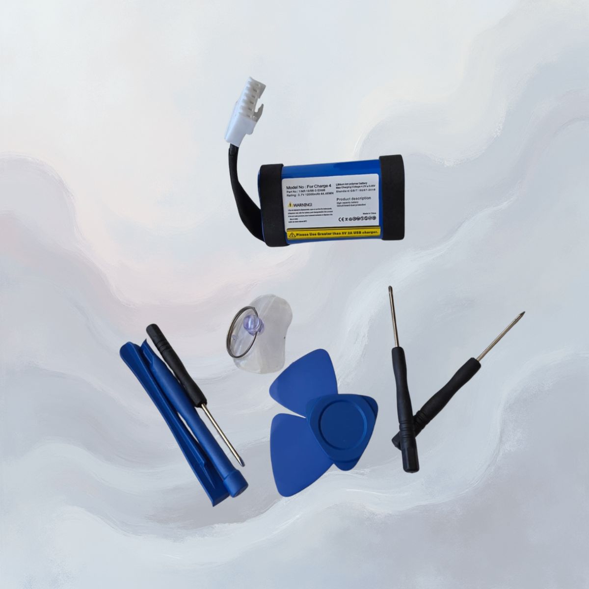 GENERICO - Batería de reemplazo 12000 mAh para JBL Charge 4