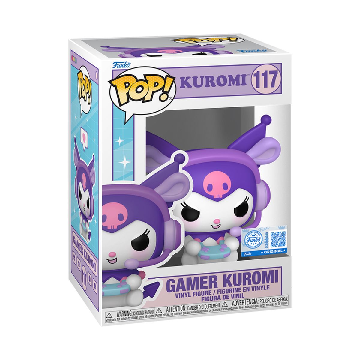 FUNKO - Funko Pop Hello Kitty – Kuromi Gamer 117 + protector