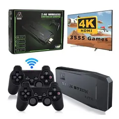 GENERICO - Consola de Video juegos Stick 4K 2 más 2 controles inalámbricos Top Ventas