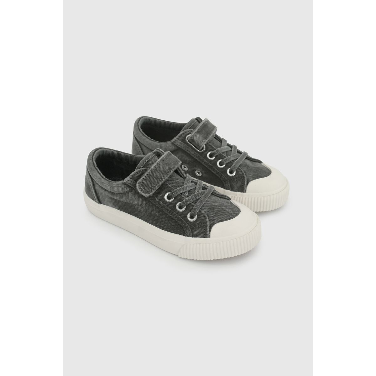 COLLOKY - Zapatilla de Niña Rosa Viejo con Cordón-Velcro