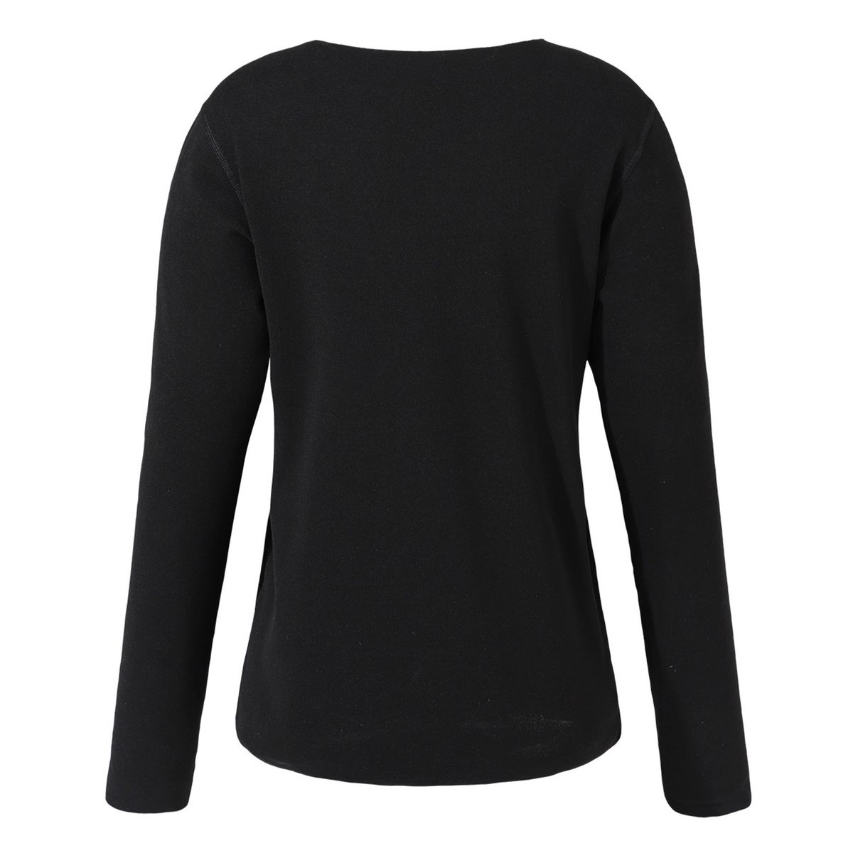 ANDESLAND OUTDOOR APPAREL - Polera Primera Capa Cuello Sin Costuras Blanford Negro Mujer